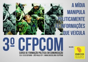 Cartaz do 3º CFPCom - SP